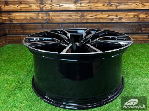 Ratlankis R22x9.5  5X112  ET  32  66.6  FE221  Black Polished (MB)  For BMW  (Z5)  (New X7 (Rear+Front))