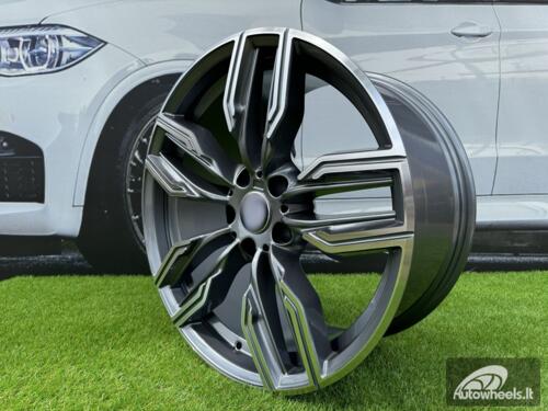 Ratlankis R20x10  5X112  ET  41  66.6  B5181  Grey Polished Half Matt (MGHM)  For BMW  (P)  (Rear+Front)