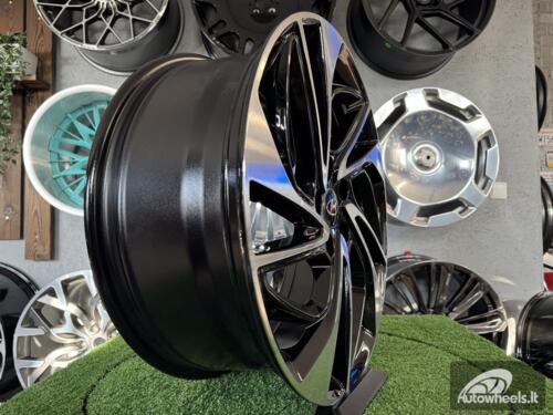 Ratlankis R18x7.5  5X114.3  ET  51  67.1  B5518  Black Polished (MB)  For HYUND  (R+P+K4)