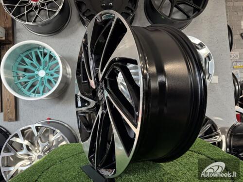 Ratlankis R18x7.5  5X114.3  ET  51  67.1  B5518  Black Polished (MB)  For HYUND  (R+P+K4+Z4)