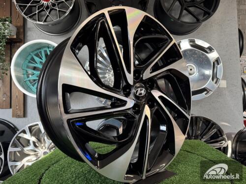 Ratlankis R18x7.5  5X114.3  ET  51  67.1  B5518  Black Polished (MB)  For HYUND  (R+P+K4+Z4)
