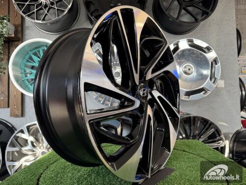 Ratlankis R18x7.5  5X114.3  ET  51  67.1  B5518  Black Polished (MB)  For HYUND  (R+P+K4+Z4)