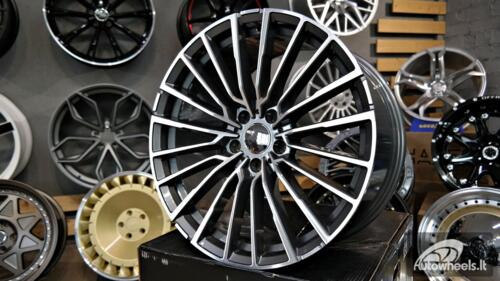 Ratlankis R20x8.5  5X112  ET  25  66.6  B5569  Grey Polished (MG)  For BMW  (P)  (Rear+Front)