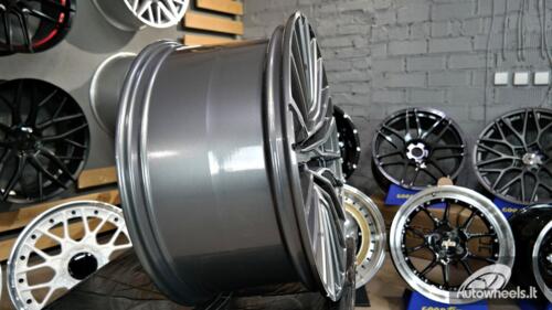 Ratlankis R20x8.5  5X112  ET  25  66.6  B5569  Grey Polished (MG)  For BMW  (P)  (Rear+Front)