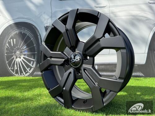 Ratlankis R16x6.5  4X100  ET  40  60.1  B1110  Black Half Matt (BLHM)  For DACIA  (R+D1)  (NEW Model)