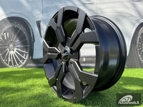 Ratlankis R16x6.5  4X100  ET  40  60.1  B1110  Black Half Matt (BLHM)  For DACIA  (R+D1)  (NEW Model)