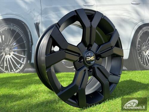 Ratlankis R16x6.5  4X100  ET  40  60.1  B1110  Black Half Matt (BLHM)  For DACIA  (R+D1)  (NEW Model)