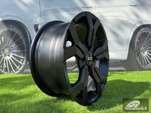 Ratlankis R16x6.5  4X100  ET  40  60.1  B1110  Black Half Matt (BLHM)  For DACIA  (R+D1)  (NEW Model)