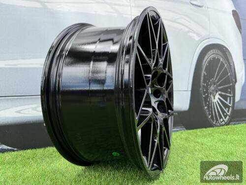 Ratlankis R17x7.5  5X120  ET  37  72.6  B5167  (XF023)  Black (BL)  For BMW  (R)  (HYBRID FORGED)