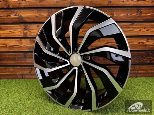 Ratlankis R17x7.5  5X100  ET  45  57.1  B5780  Black Polished (MB)  For VW  (R)  ()