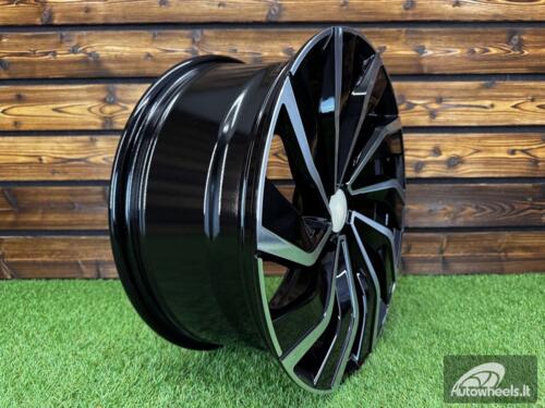 Ratlankis R17x7.5  5X100  ET  45  57.1  B5780  Black Polished (MB)  For VW  (R)  ()