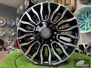 Ratlankis R16x7  6X130  ET  50  84.1  B2419  Black Polished (MB)  For MER  (Z2)  (4X4)