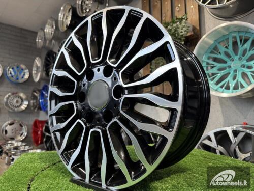 Ratlankis R16x7  6X130  ET  50  84.1  B2419  Black Polished (MB)  For MER  (Z2)