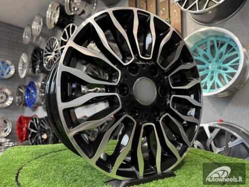 Ratlankis R16x7  6X130  ET  50  84.1  B2419  Black Polished (MB)  For MER  (Z2)