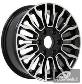 Ratlankis R16x7  6X130  ET  50  84.1  B2419  Black Polished (MB)  For MER  (Z3+Z4)