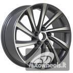 Ratlankis R18x8  5X112  ET  45  57.1  D2403  Grey Polished (MG)  For SKODA  (Z3)  (New Model)