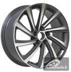 Ratlankis R18x8  5X112  ET  45  57.1  D2403  Grey Polished (MG)  For SKODA  (Z3)  (New Model)