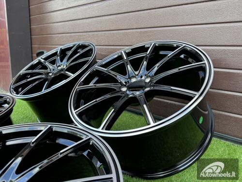 Ratlankis Brabus Monoblock Z Style 20X8.5J 5X112 ET35 66.6 Black with Diamonad Cut face (Mercedes - Benz CLS/E/S Class)