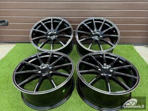 Ratlankis Brabus Monoblock Z Style 20X8.5J 5X112 ET35 66.6 Black with Diamonad Cut face (Mercedes - Benz CLS/E/S Class)