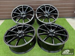 Ratlankis Brabus Monoblock Z Style 20X9.5J 5X112 ET39 66.6 Black with Diamonad Cut face (Mercedes - Benz CLS/E/S Class)