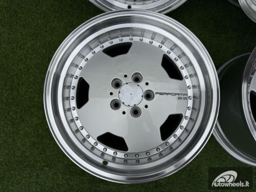 Ratlankis Mercedes AMG Aero 3 style Monoblock Performa25 17X9.5J 5X112 ET25 66.6 Silver with lip machined (small defects)