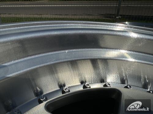 Ratlankis Mercedes AMG Aero 3 style Monoblock Performa25 17X9.5J 5X112 ET25 66.6 Silver with lip machined (small defects)