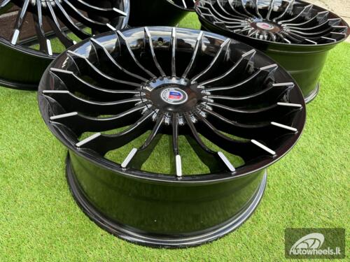 Ratlankis BMW ALPINA Style R20x8.5 10X112/120 ET 25 72.6mm Black Polished Black with Diamond cut spoke (Transportation defect)