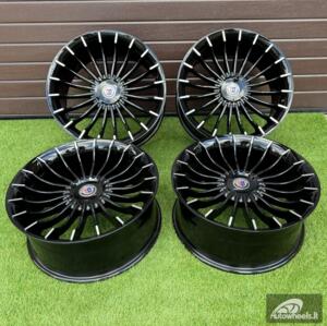 Ratlankis BMW ALPINA Style R20x9.5 10X112/120 ET 39 72.6mm Black with Diamond cut spoke (Transportation defect)