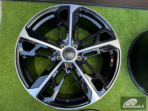 Ratlankis Porsche Taycan Cross Turismo style R21X11.5J 5X130 ET66 71.6mm Black with Diamond cut face (Porche Taycan, Panamera) "Transportation defect"