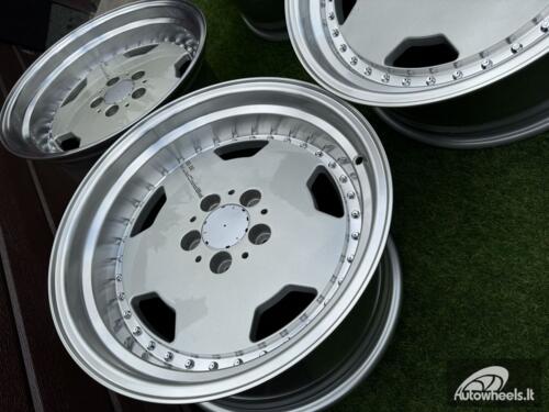 Ratlankis Mercedes  AMG Monoblock Performa 25 style 17X9.5J 5X112 ET25 66.6 Silver with mirror lip (Paint defect)