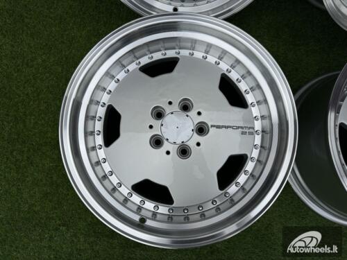 Ratlankis Mercedes AMG Aero 3 style Monoblock Performa25 17X8J 5X112 ET25 66.6 Silver with lip machined (Paint defect)