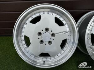  Ratlankis Mercedes AMG Monoblock Performa 25 style 17X9.5J 5X112 ET25 66.5mm Silver with mashined lip