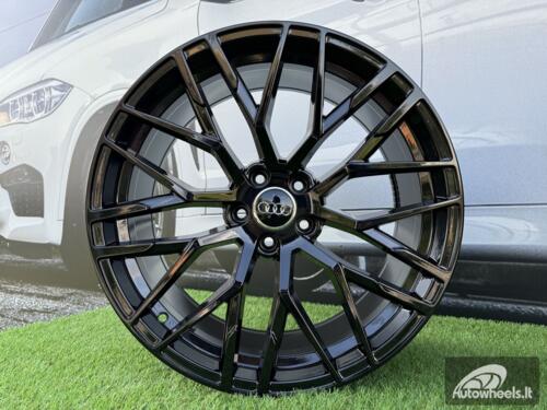 Ratlankis Audi Modica R8 Style R20x9 5X112 ET 35 66.5 Black  (Small paint defect)