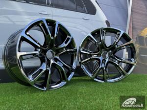 Ratlankis Jeep Grand Cherokee, Dodge Durango, SRT style 20X10J 5X127 ET50 71.5 Black chrome (Paint defect)