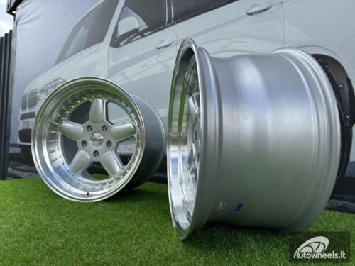 Ratlankis BMW AC Schnitzer Style R18X9.5 5X120 ET20 74.1 Silver with Diamond Cut Lip (Transportation defect)