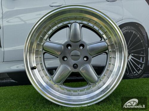 Ratlankis BMW AC Schnitzer Style R18X9.5 5X120 ET20 74.1 Grey with Diamond Cut Lip (With defect)