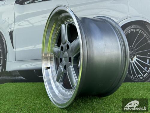 Ratlankis BMW AC Schnitzer Style R18X9.5 5X120 ET20 74.1 Grey with Diamond Cut Lip (With defect)