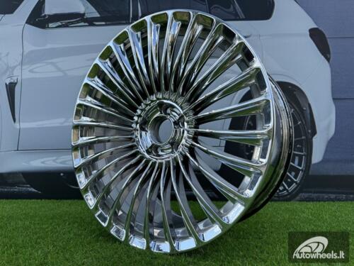 Ratlankis Mercedes-Benz Class Maybach Style R20X9.5J 5X112 ET43 66.6 Chrome (With defect)