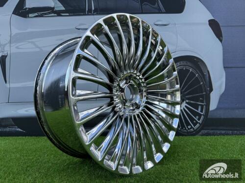 Ratlankis Mercedes-Benz Class Maybach Style R20X9.5J 5X112 ET43 66.6 Chrome (With defect)