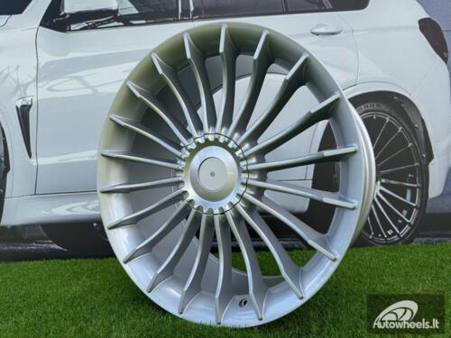 Ratlankis BMW Alpina Style R20X9.5J 5X112/5X120 ET39 72.56 Silver Shining 