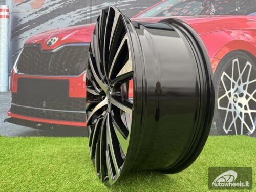 Ratlankis R21x8  5X114.3  ET  40  60.1  Y1118  Black Polished (MB)  For LEX  (K4)  (New RX (Bolt 14x1.5 conus))