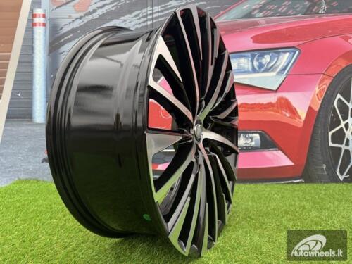 Ratlankis R21x8  5X114.3  ET  40  60.1  Y1118  Black Polished (MB)  For LEX  (K4+Z4)  (New RX AL30 HYBRID FORGED (Bolt 14x1.5 conus))
