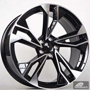 Ratlankis Gani 8,5X19 5X112 ET32 66,5 Gloss Black