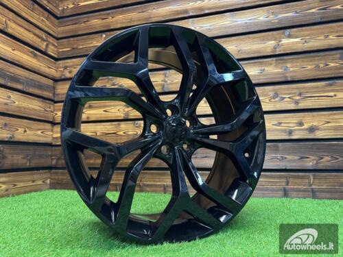 Ratlankis R20x8  5X108  ET  45  63.3  D1419  (BK5816)  Black (BL)  For LAND  (P)