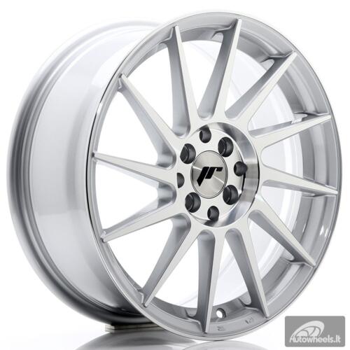 JR Wheels JR22 17x7 ET25 4x100/108 Silver Machined Face