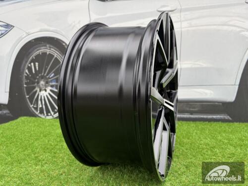 Ratlankis R19x8.5  5X112  ET  38  57.1  Y1196  Black Polished (MB)  For VW  (P+K4)  (New Tiguan)