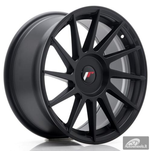 JR Wheels JR22 17x8 ET25-35 BLANK Matt Black