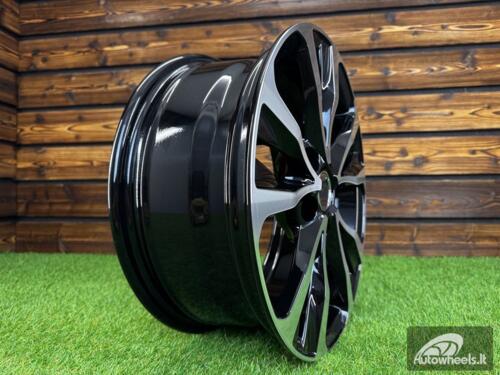 Ratlankis R16x6.5  5X114.3  ET  40  60.1  B5212  Black Polished (MB)  For TOYOT  (R)