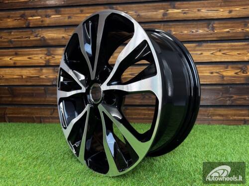 Ratlankis R16x6.5  5X114.3  ET  40  60.1  B5212  Black Polished (MB)  For TOYOT  (R+P)
