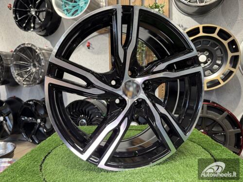 Ratlankis R18x8  5X108  ET  42  63.3  FE161  (BK5399)  Black Polished (MB)  For VOLVO  (K4+K2)